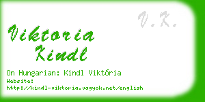 viktoria kindl business card